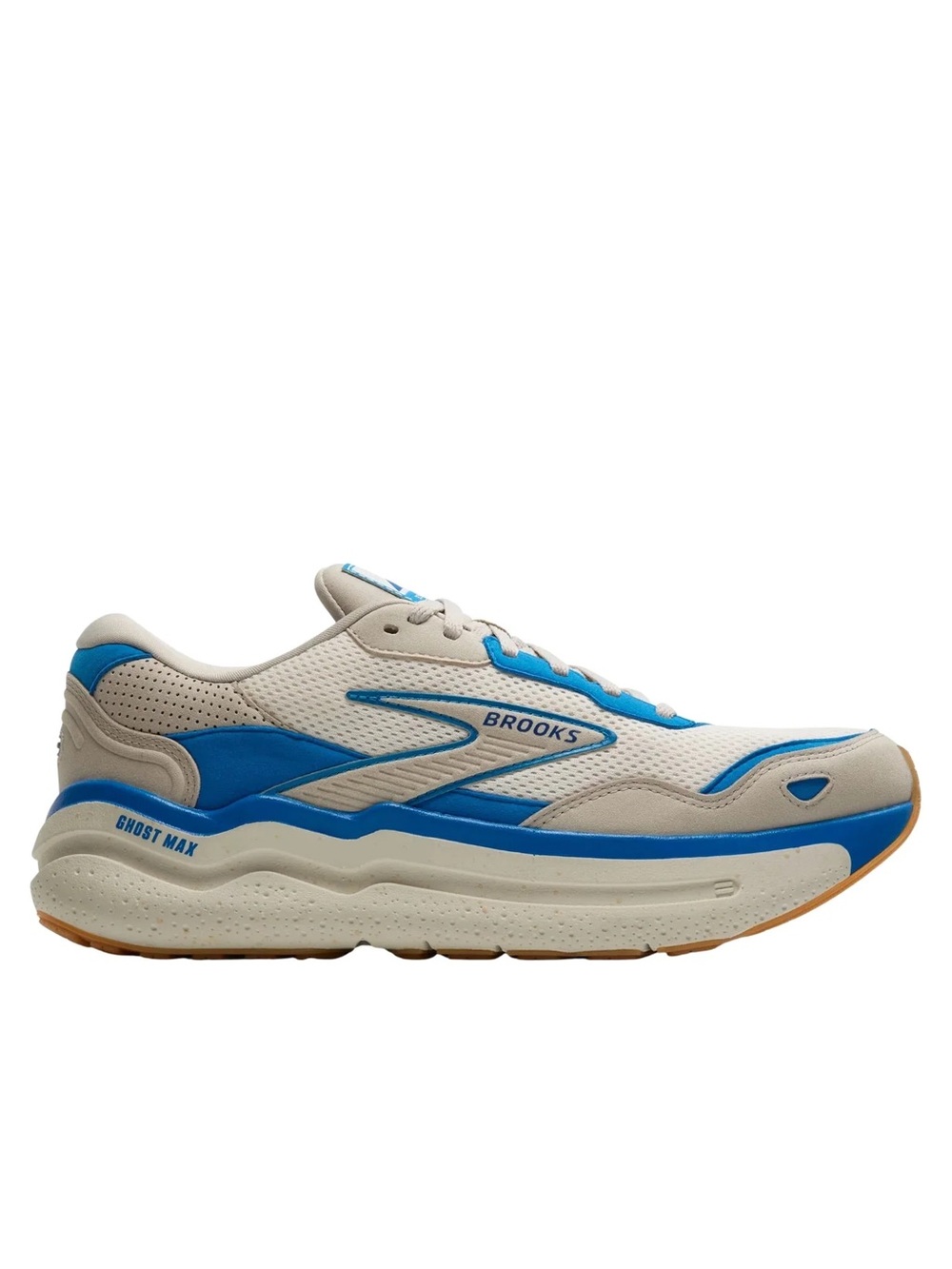Brooks Ghost Max Running Shoe - White/Blue
